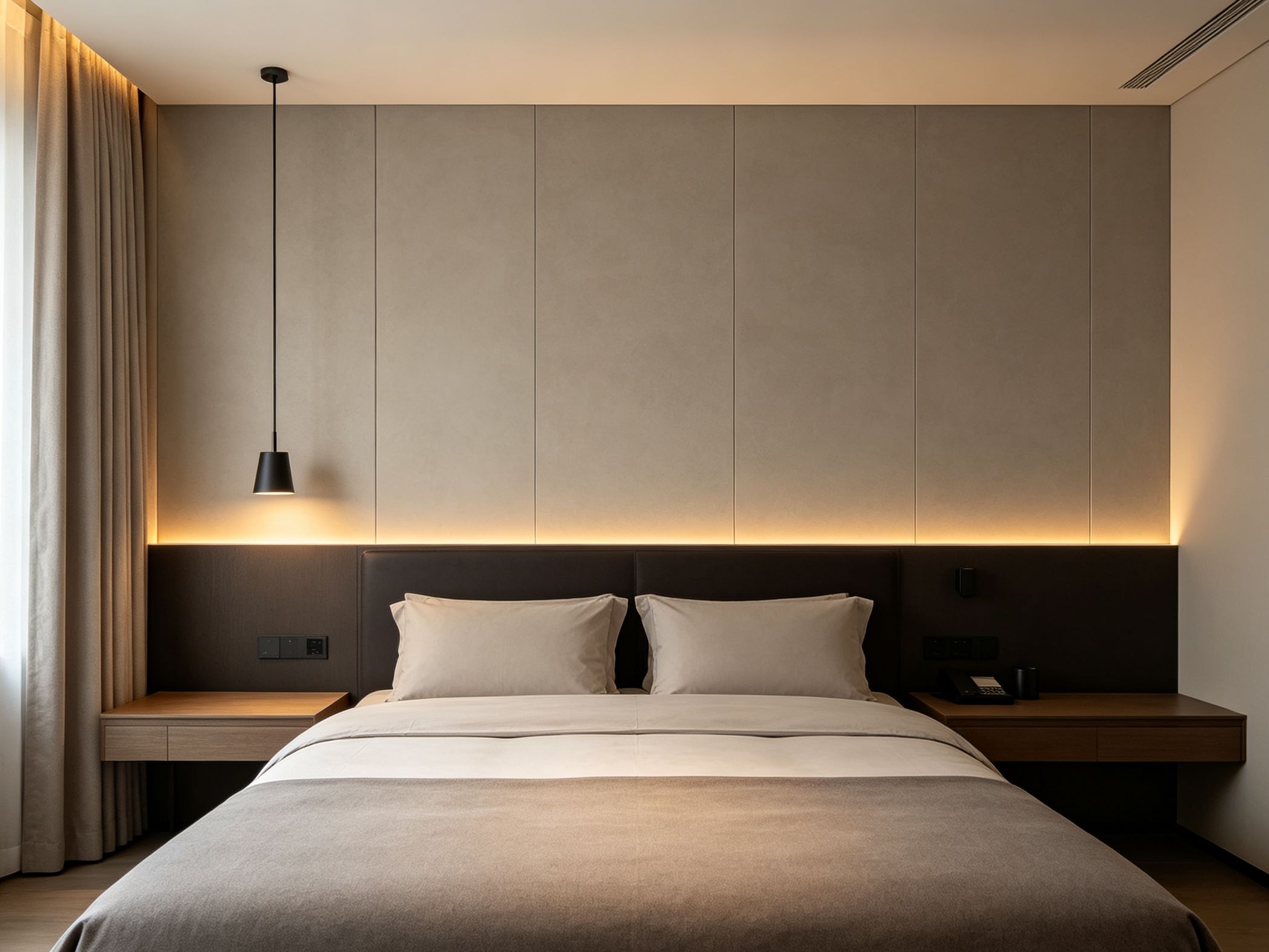 spc wall panels hotel interior project