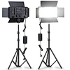 E600/800 LED video light board delivers professional ring light for photography, ideal for studio shoots, makeup, vlogs and selfies.