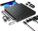 ポータブル DVD プレーヤーは、ラップトップ/PC 用のスリムな USB ドライブです。プラグアンドプレイ、CD/DVD の読み取りと書き込みをサポートし、どこでもデータのバックアップや映画の再生に最適です。