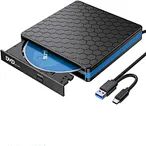 يعد محرك أقراص DVD للكمبيوتر المحمول ملحقًا خارجيًا رفيعًا يعمل عبر USB. يدعم قراءة ونسخ أقراص CD/DVD عالية السرعة. التوصيل والتشغيل، مثالي للنسخ الاحتياطي للبيانات وتشغيل الأفلام.