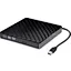 Grabadora de CD/DVD externa delgada y portátil con unidad de DVD USB 3.0 de alta velocidad tipo C, perfecta para grabación en computadoras portátiles, de escritorio y de PC.