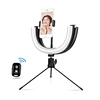 El mejor anillo de luz para maquillaje cuenta con LED regulable de 10 pulgadas, temperatura de color ajustable, ideal para TikTok, transmisiones en vivo y una aplicación de maquillaje impecable.