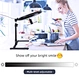Overhead Shooting Live Selfie Fill Light Tripodse Folding with 10 inch LED Ring Selfie Light Lamp for Photography Makeup
Led Fill Light Phone Tripod Mount Led Selfie Ring Light  Live Selfie Led Fill Light Tripods Photo Video Overhead Tripod
Folding Mobile