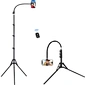 Dieses Standstativ ist 2 m flexibel und faltbar, mit 1/4 Schraube, perfekt für Kameras, Telefone und Beleuchtung in Fotografie und Live-Streaming.
