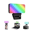 3000mAh rechargeable camera light with battery for mobile phones laptops makeup selfies Vlog video conferencing RGB fill light ring light
rechargeable selfie lamp photography lighting fill light mobile phone makeup lamp T suitable for mobile phone selfie