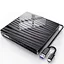 USB 3.0 dvd burner external drive, DVD RW CD/DVD-ROM for PC, laptop, and Mac. Compatible with Windows XP/7/8/10/11, fast read/write, plug and play design for easy data backup and media playback.