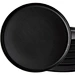 Matte Black Ceramic Plate Matte Glaze Dish for Kitchen Dessert Salad Small Dinner Plates