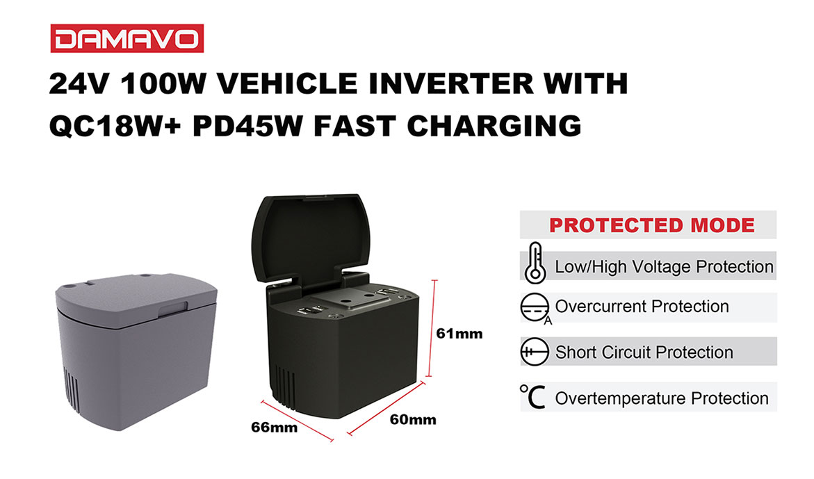 OEM 220v inverter ,100w car inverter ,modified sine wave power inverter