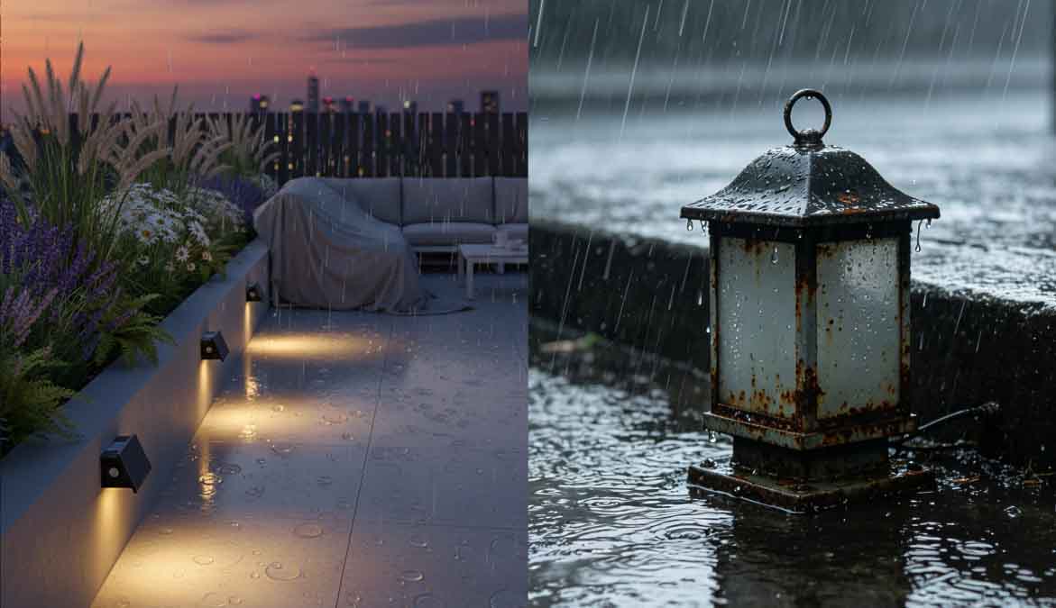 solar deck stair lights,outdoor stair lights,solar step lights waterproof
