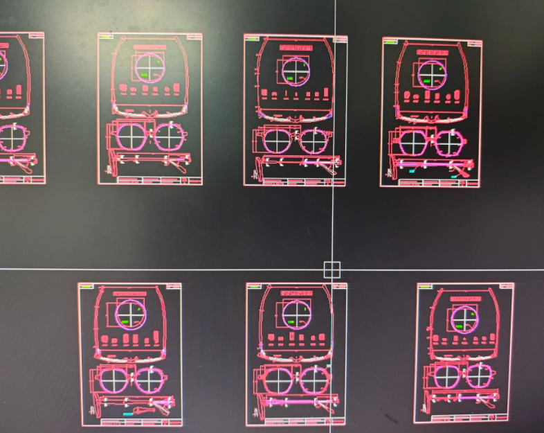CAD design for CNC acetate eyewear frame development