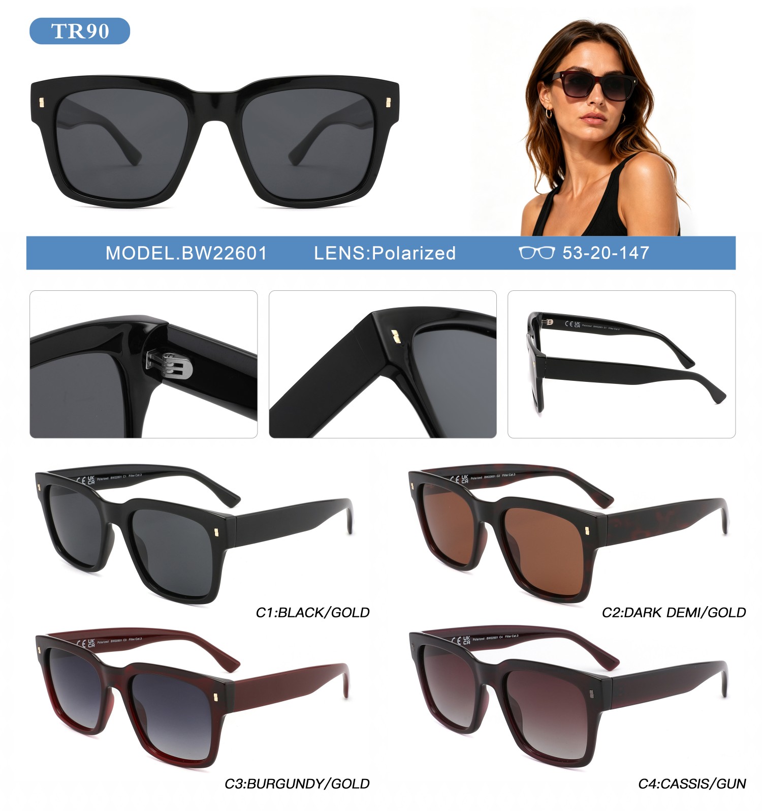 TR90 sunglasses model 02 supplier