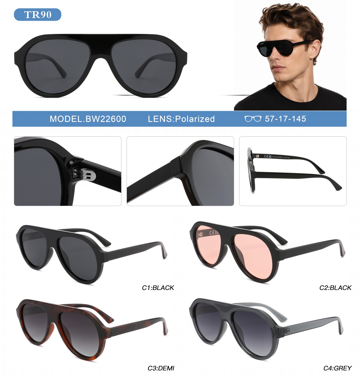 TR90 sunglasses model 01 wholesale