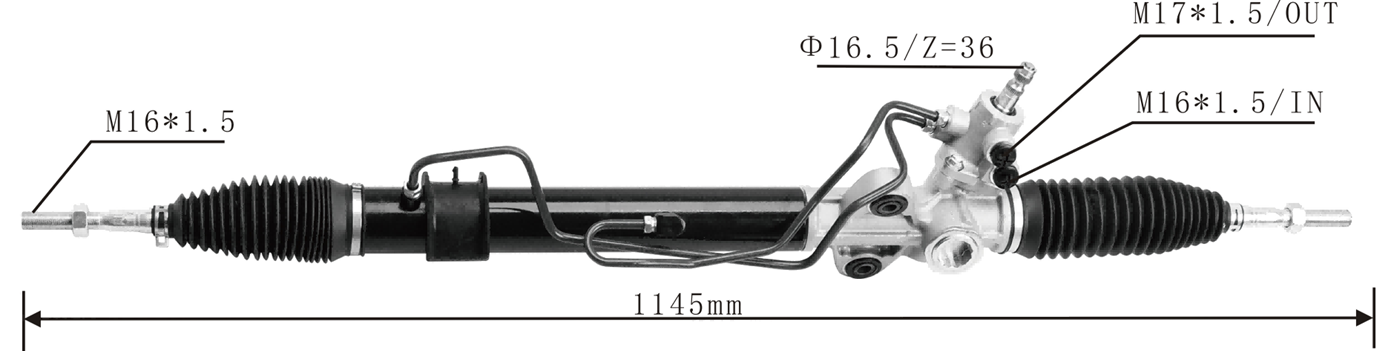 Steering rack