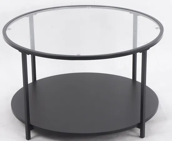 ReliLink-round glass round end table