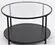 glass round table