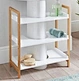 bamboo undersink shelf