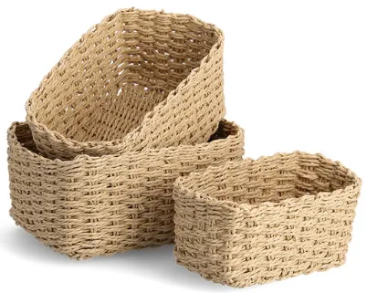 ReliLink-paper rope storage basket