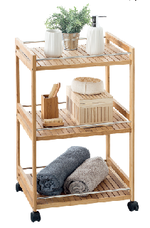 ReliLink-wooden dining trolley