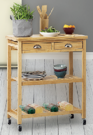 ReliLink-wooden dining trolley