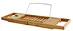 adjustable bamboo bathtub table