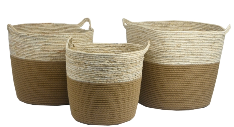 ReliLink-brass basket storage basket