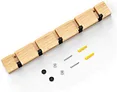 Bamboo Wall Hook - 5 hooks