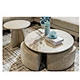 Coffee table and chair set