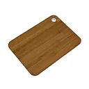 Durable Single Bamboo Chopping Board – Round Edge & Hang White Hole