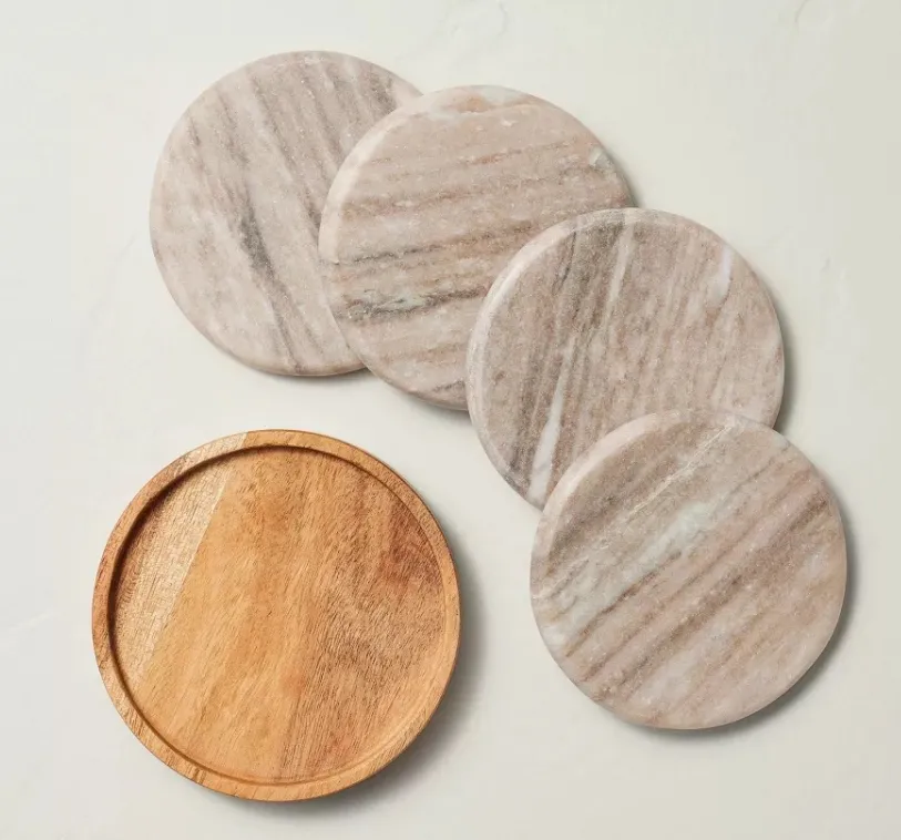 ReliLink-marble coaster set