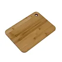 Durable Single Bamboo Chopping Board – Round Edge & Hang Black Hole