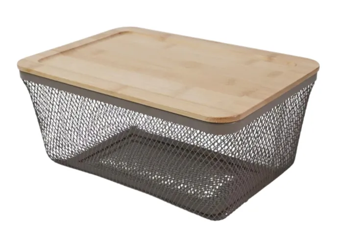 ReliLink-bamboo storage box with lid