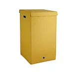 Fabric Tall Storage Bin with Lid – Breathable for Laundry & Bedding