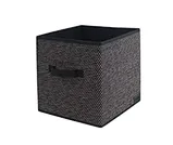 Sturdy Fabric Storage Bin: Textured Design for Closets & Shelves
