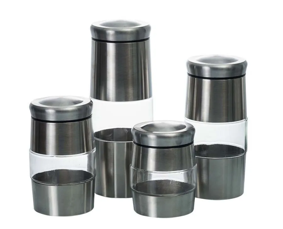 ReliLink-glass kitchen storage jar