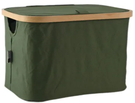 ReliLink-steel storage basket with lid