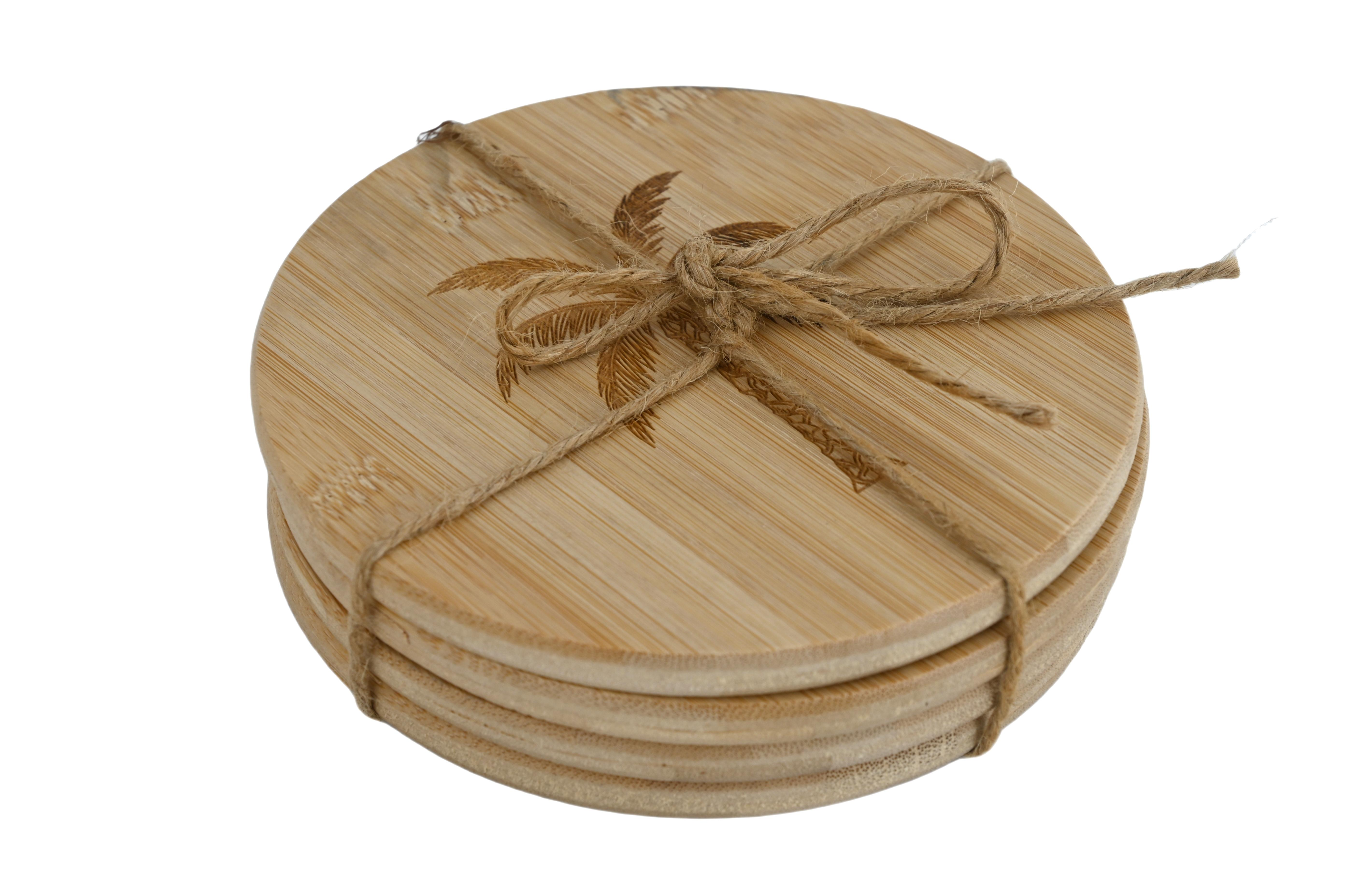 ReliLink-bamboo coasters