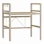 2 Tier Over Microwave Oven Shelf With 3 Hooks