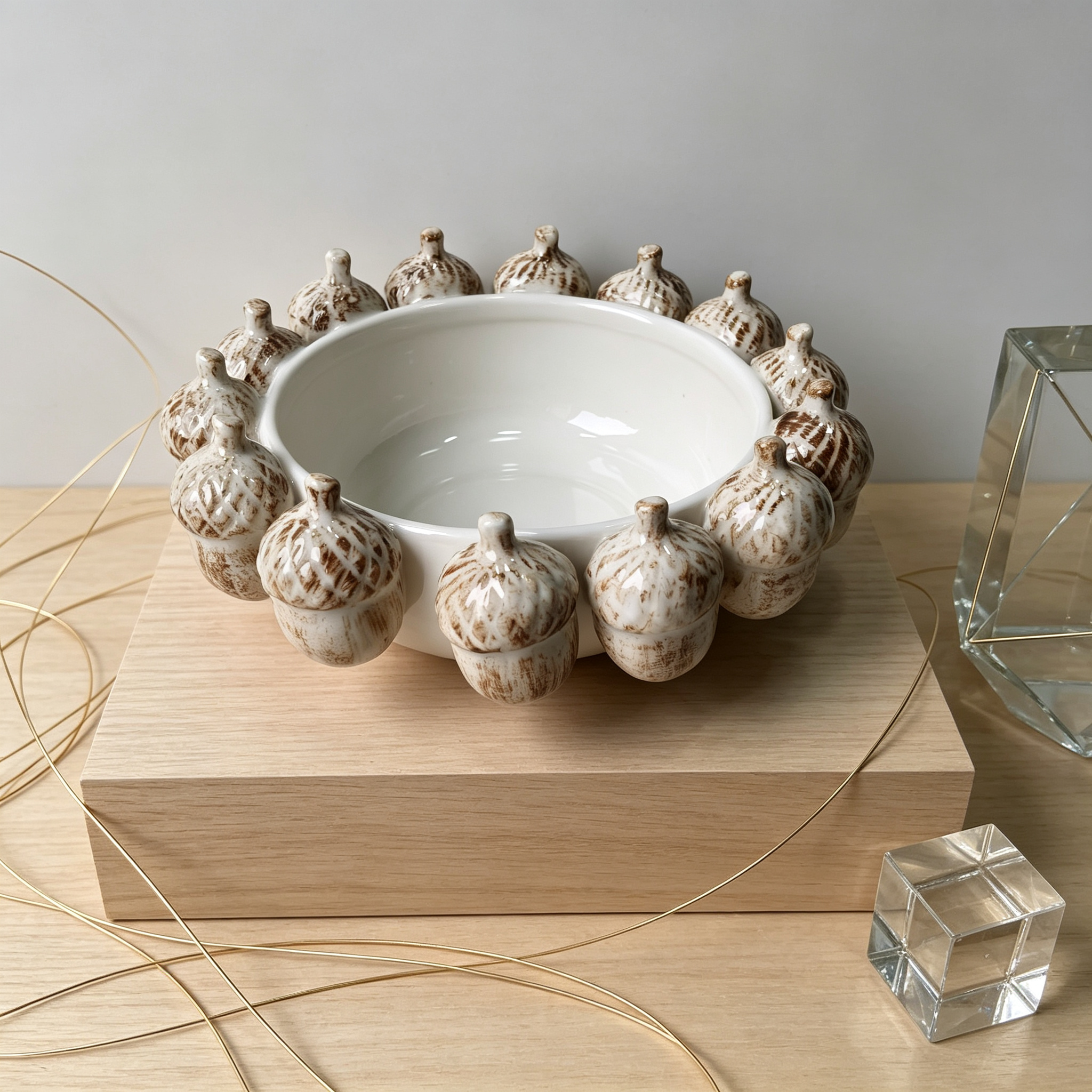 ReliLink-decorative ceramic plate and bowl