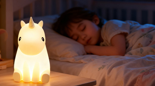 AI voice interactive tap light unicorn interaction