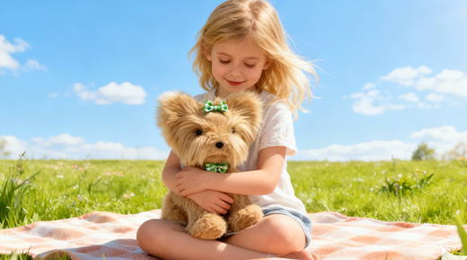 Yoco interactive animal plush toy design