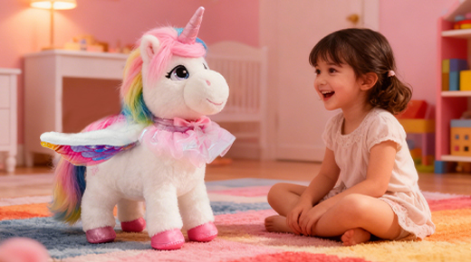 electronic plush toy walking motion