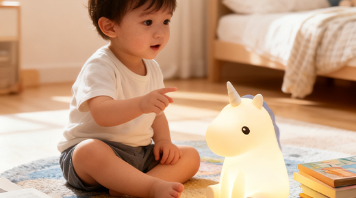 AI Large Language Model tap light unicorn design