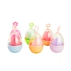 Wholesale Orange Blue Purple Rose pink Beauty Cosmetic Teardrop Cutting Latex Free Makeup Sponge Blender Beauty Egg
