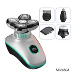 5-Head Skull Shaver Set Waterproof with LED Display