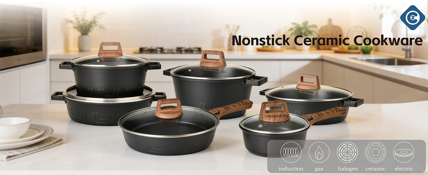 Aluminum Non-Stick Wok/Frying Pan Lightweight | Fast Heating | Durable Non-Stick | Healthy Cookware Cooking Made of food-grade aluminum alloy with integrated die-casting, it heats quickly and evenly, preventing overcooking or burning. Works efficiently on low to medium heat, saving energy and time. Ultra-light design — only 1/3 the weight of traditional iron woks, easy to lift, flip and stir for all users. Featuring a safe food-grade non-stick coating, free of PFOA/PFAS, heat-resistant and scratch-resistant. Eggs slide, fish stays intact, and you can cook with less oil for healthier meals. Thanks to the lotus-effect non-stick technology, the pan is easy to clean: just rinse and wipe, no scouring pads needed. With a thickened composite base, it is compatible with all stoves: gas, induction, ceramic and more. Ergonomic heat-resistant handle provides a comfortable, secure grip. Transparent tempered glass lid locks in moisture and nutrients for visible, convenient cooking. Sturdy, distortion-resistant and built to last. Perfect for frying, scrambling, stir-frying, simmering and stewing — your all-in-one pan for daily meals. Cook easier, clean faster, enjoy healthier delicious food every day.