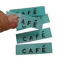 Custom Waterproof Labels, Wear-Resistant Nickel Metal Decals with Strong Adhesion