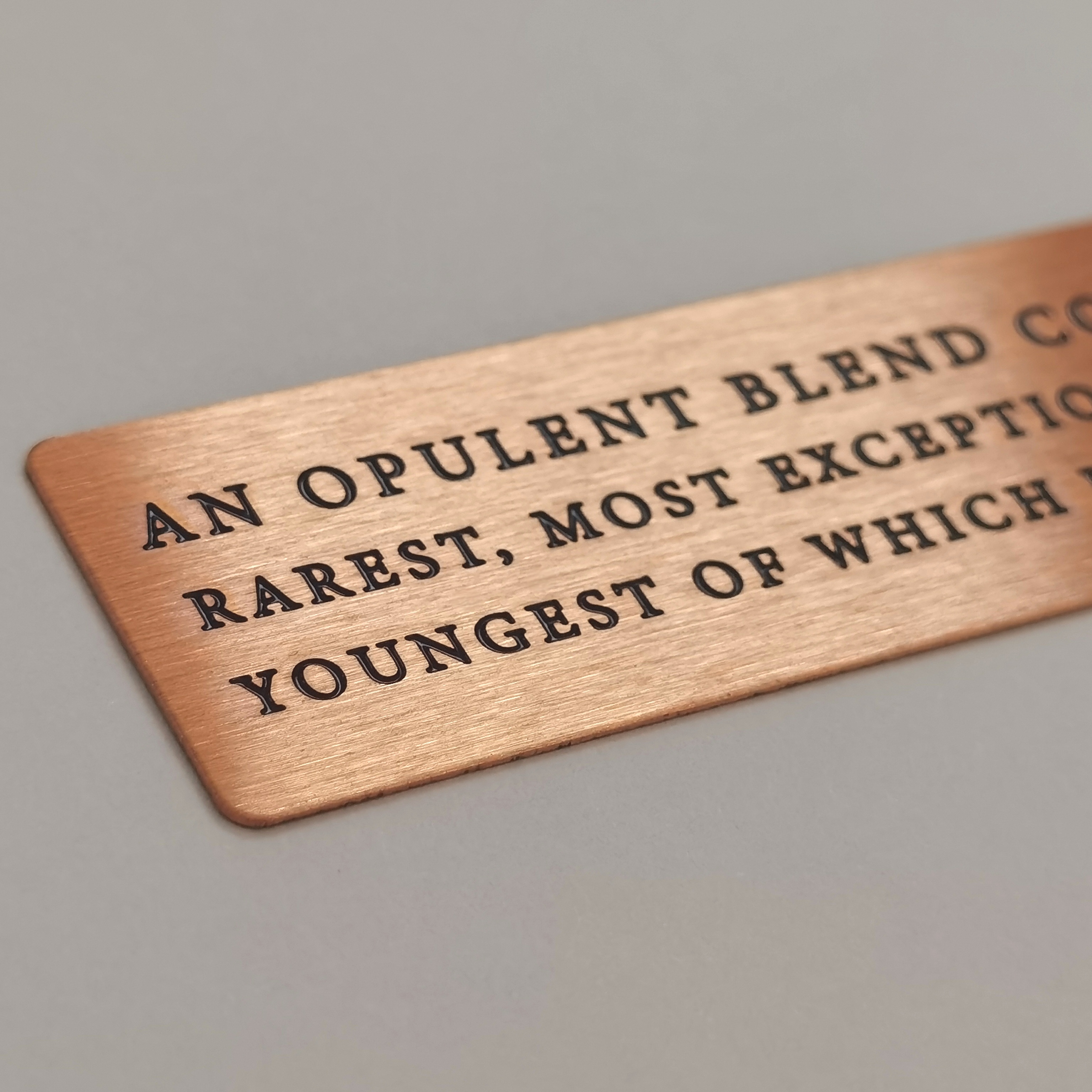 how to engrave brass name plates