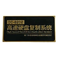 Custom Metal logo Engraved Brass Plate Brass Nameplate Engraving  Antique Brass Sticker Copper Name Tags