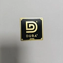 Customized Brass Name Plate Engraving Nameplate Recessed Self Adhesive Label With Pre-Drilled Holes