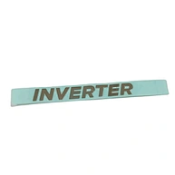 Premium Nickel Sticker Custom Metal Logo Decal Waterproof Self-Adhesive for Industrial Equipment
